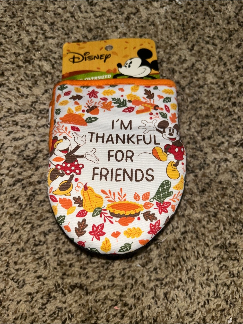 Disney Mickey Mouse Thanksgiving Oven Mitts